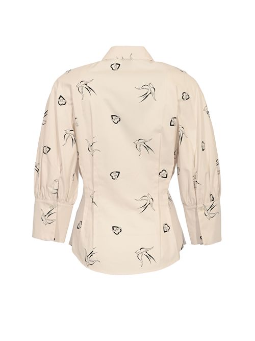 Camicia Corn Flakes in popeline con stampa all over PINKO | 105475 A2QAZZ1